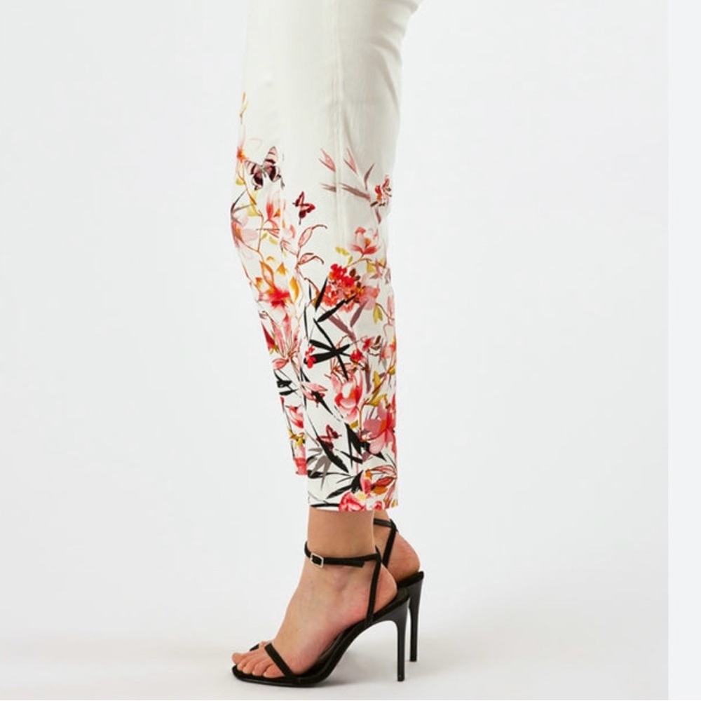 Robell Bella 09 Floral cropped Trousers Pants